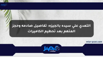 التعدي على سيدة بالجيزة: تفاصيل صادمة وحجز المتهم بعد تحطيم الكاميرات